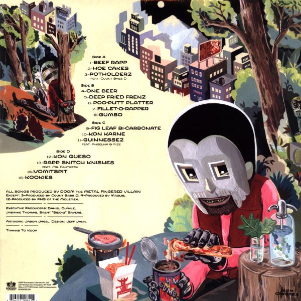 Mf Doom - Mm... Food  (Orange Vinyl) - 2LP