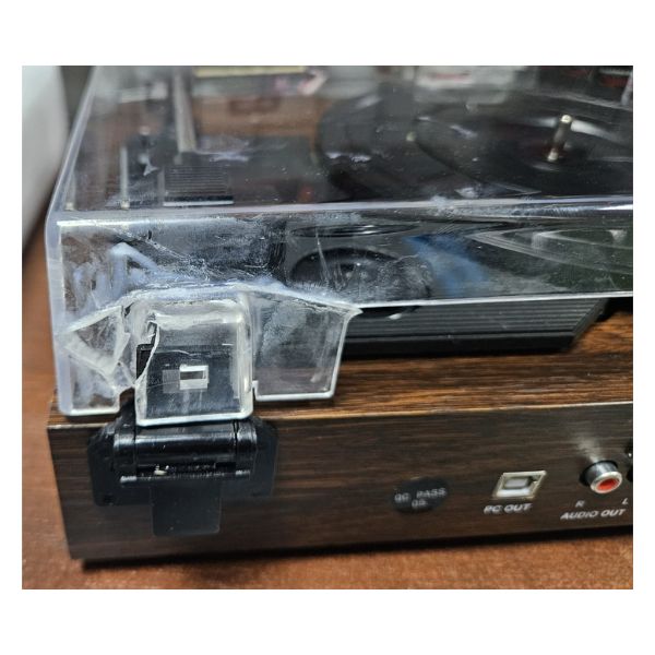 Echo Audio Bluetooth Turntable Player with External Speakers (Frankie)  - Walnut (AS IS )