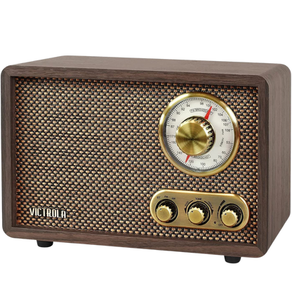 Victrola Retro Wood Bluetooth FM/AM Radio with Rotary Dial, Espresso. Shop now online in UAE