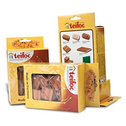 Teifoc Regular Brick Kit, Red