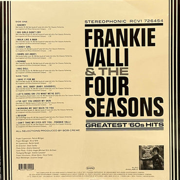 Frankie Valli & The Four Seasons - Greatest 60s Hits (Limited Edition Sea Blue Vinyl) - LP