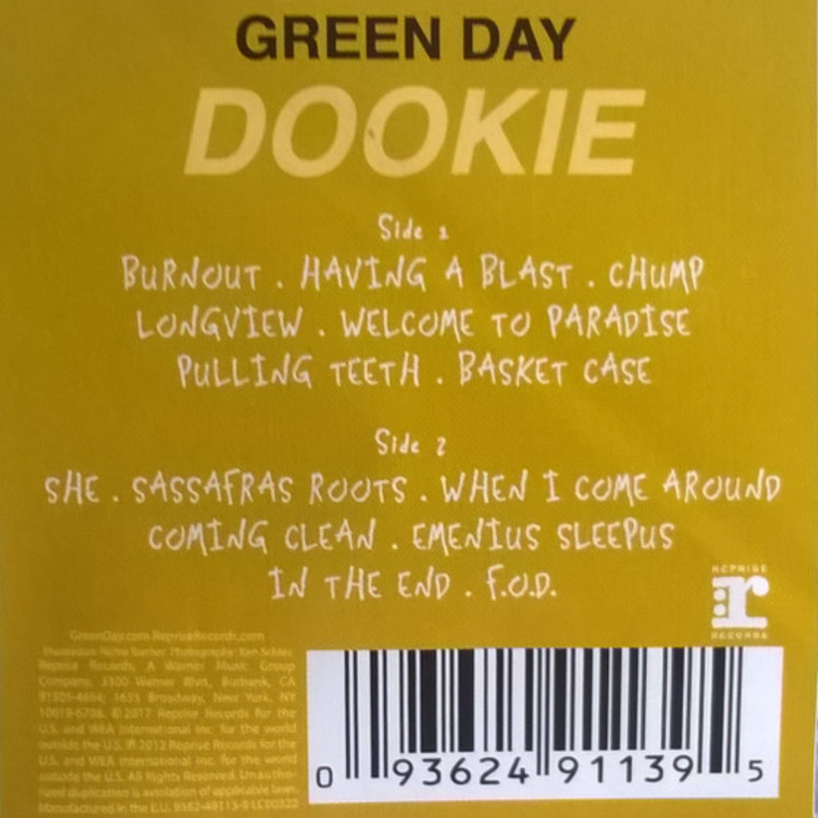 Green Day -  Dookie (Picture Disc)
