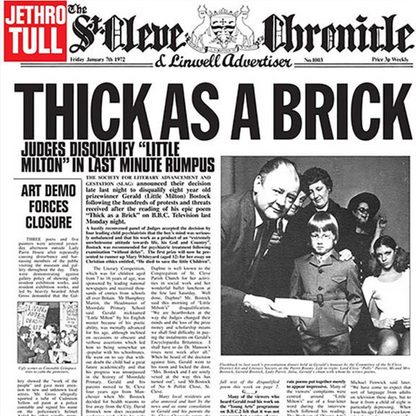 Jethro Tull - Thick As A Brick  - LP