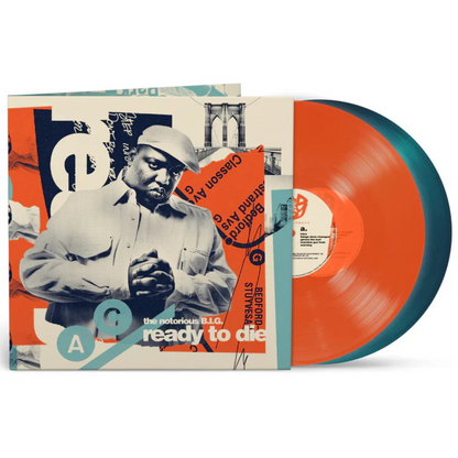 Notorious B.I.G - Ready To Die (Limited Edition Alt Cover On Blue & Orange Vinyl) - 2LP