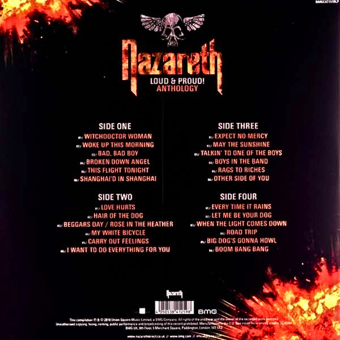 Nazareth - Loud & Proud Anthology. 2 Lp. Shop now online in uae
