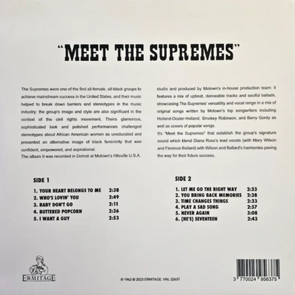 Supremes - Meet The Supremes (Clear Vinyl) - LP