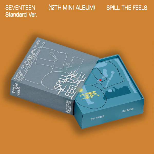 Seventeen - 12th Mini Album Spill The Feels. Feel Blue Shop now at cavo music store dubai