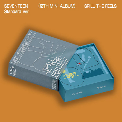 Seventeen - 12th Mini Album Spill The Feels. Feel Blue Shop now at cavo music store dubai