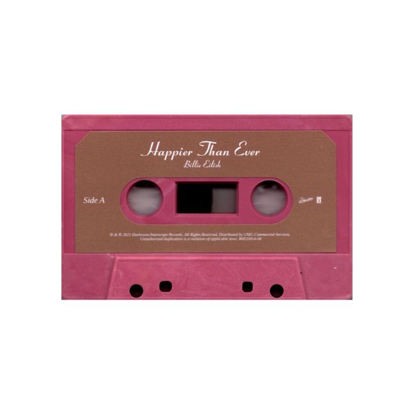 Billie Eilish - Happier than ever (Limited Edition Pink Cassette Tape)- K7
