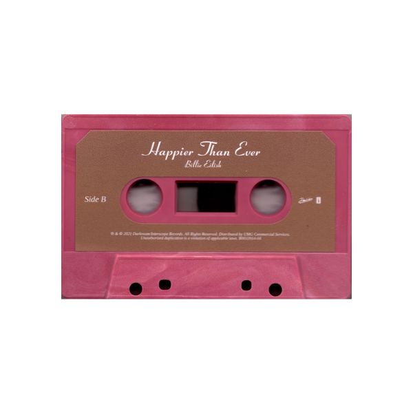 Billie Eilish - Happier than ever (Limited Edition Pink Cassette Tape)- K7