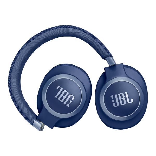 JBL LIVE770NC Adaptive Noise Cancelling Wireless Over-Ear Headphones - Blue