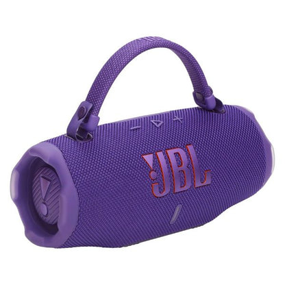 JBL Charge 6 Portable Waterproof Bluetooth Speaker with Power Bank & Auracast - Purple