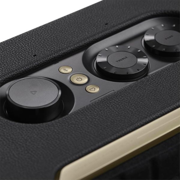 JBL Authentics 300 - Portable Retro-Style Smart Bluetooth Speaker with Powerful Sound, Wi-Fi, and Built-in Battery - Black