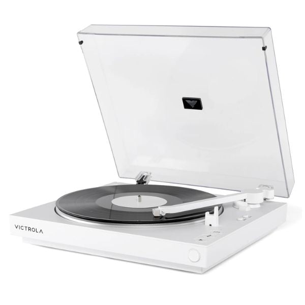 Victrola VPT-800-WHT-INT Automatic Turntable - White