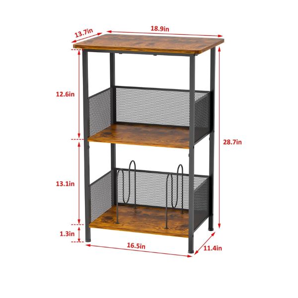 Echo Audio Turntable Stand - 3 Tier, LP Collection Organizer