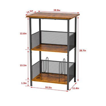 Echo Audio Turntable Stand - 3 Tier, LP Collection Organizer