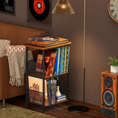 Echo Audio Turntable Stand - 3 Tier, LP Collection Organizer