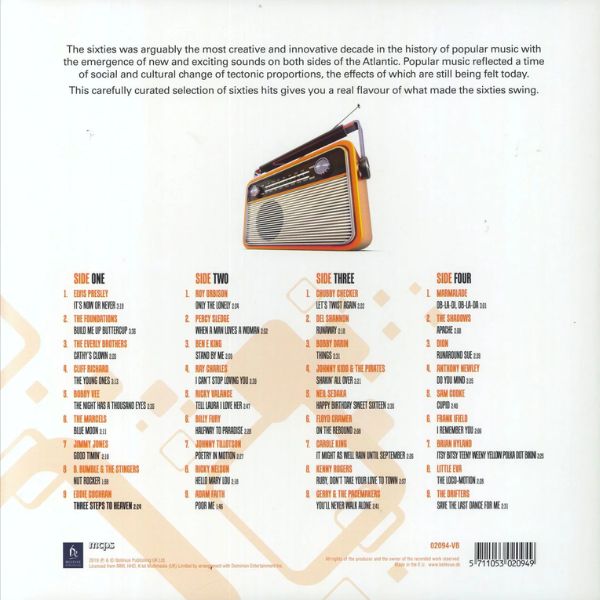 Various Artist – The Best Of The Sixties - 2LP