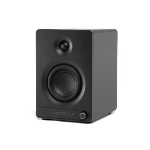 Victrola Tempo Bookshelf Speakers (VPS-400-BLK-INT)
