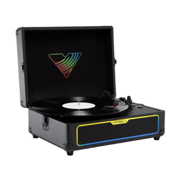 Victrola VSC-700 SB Journey Glow Illuminated Suitcase - Black