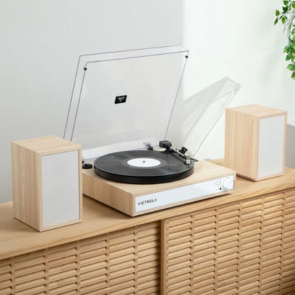 Victrola VTS-1300-NAT-INT Harmony Shelf System (Natural)
