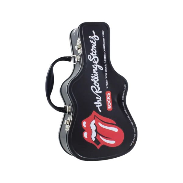 The Rolling Stones - The Rolling Stones Socks 3 Pack In Guitar Tin (One Size)