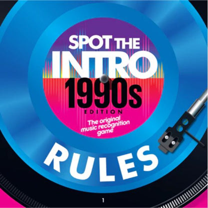 Trivia - Spot The Intro 90S Boardgame