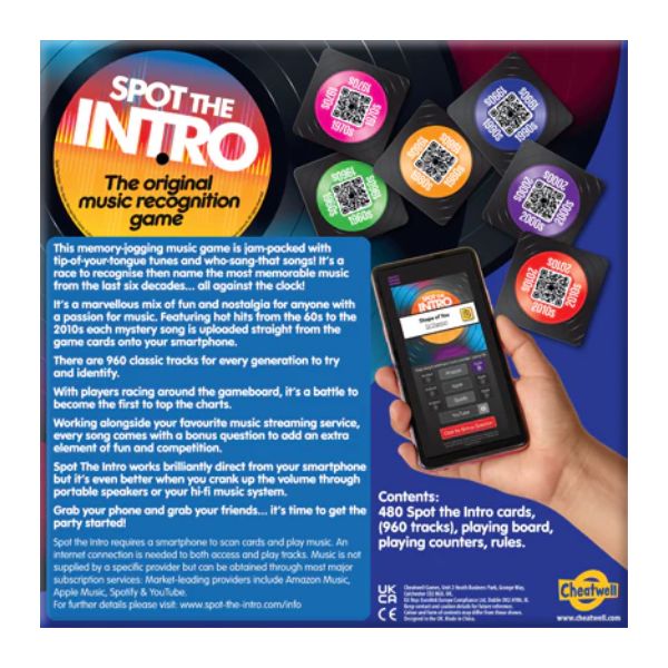 Trivia - Spot The Intro Board Game