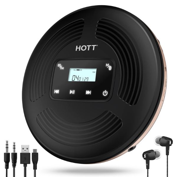 Hott (C228) Bluetooth CD Player (Portable)