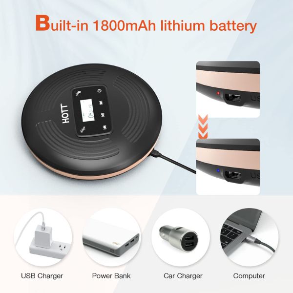 Hott (C228) Bluetooth CD Player (Portable)