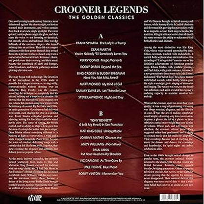 Crooner Legends - The Golden Classics  (Limited Edition Colored Vinyl) - LP