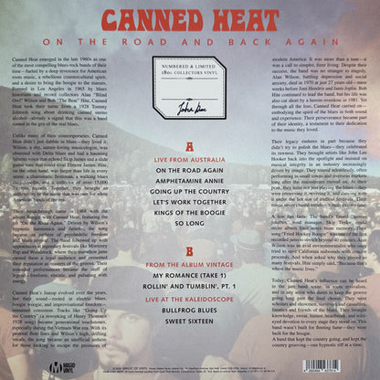 Canned Heat - On The Road And Back Again  (Limited Edition Colored Vinyl) - LP