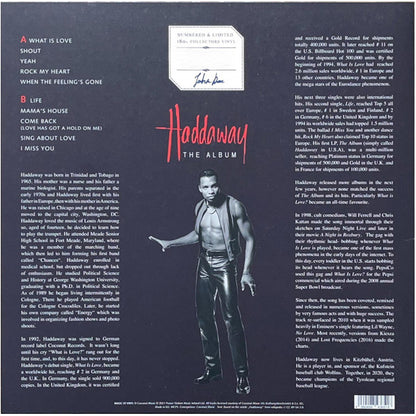 Haddaway - The Album (Limited Edition Colored Vinyl) - LP