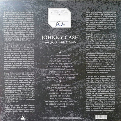 Johnny Cash -  Songbook with Friends  (Limited Edition Colored Vinyl) - LP