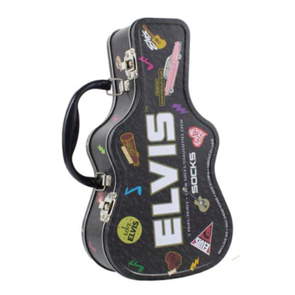 Elvis - Elvis Socks 3 Pack In Guitar Tin (One Size)