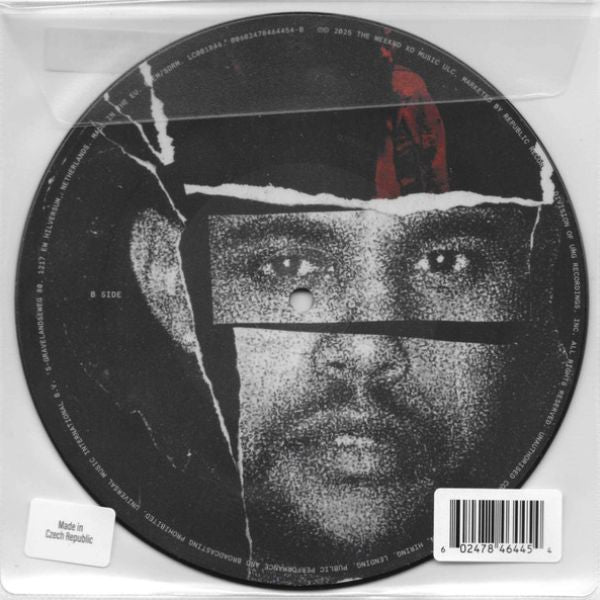 [Pre-Order] Weeknd - Can't Feel My Face / Earned It (Limited Edition Picture Disc) - 7"