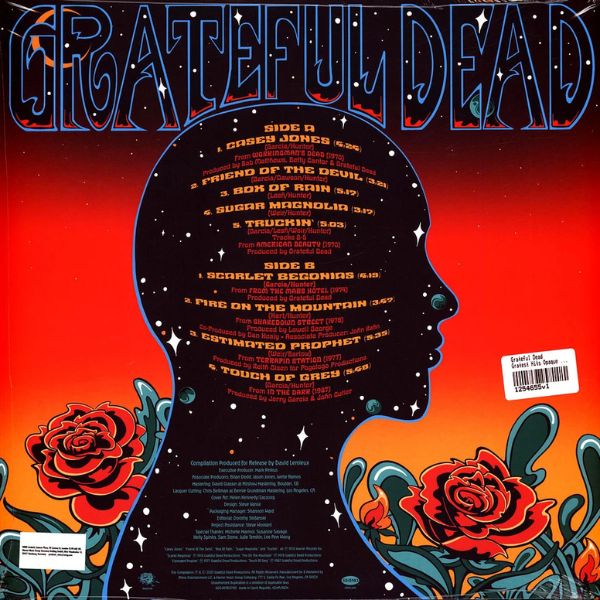 Grateful Dead - Gratest Hits ( Limited Edition Tangerine Vinyl) - LP
