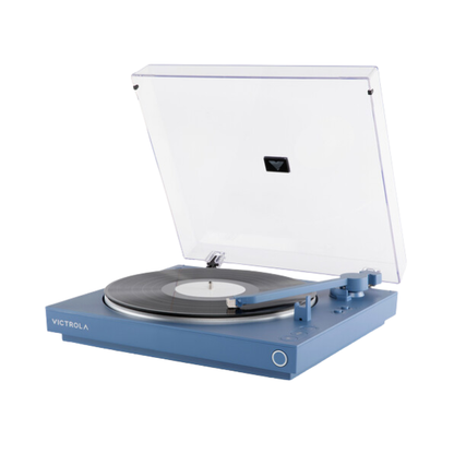 Victrola VPT-800-BLU-INT Automatic Turntable - Blue