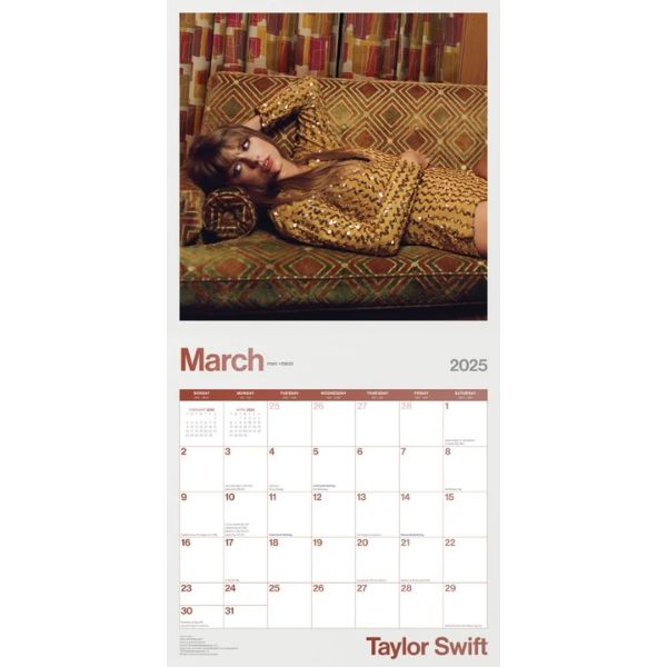 Taylor Swift - Official Calendar 2025