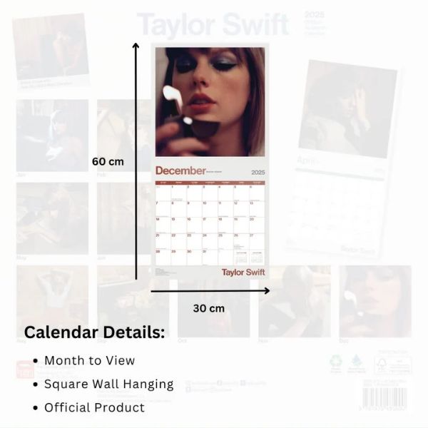 Taylor Swift - Official Calendar 2025