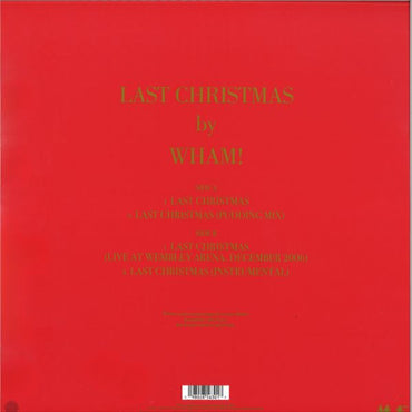 Wham! - Last Christmas (إصدار محدود من أسطوانة زوتروب المصورة) - 12 بوصة