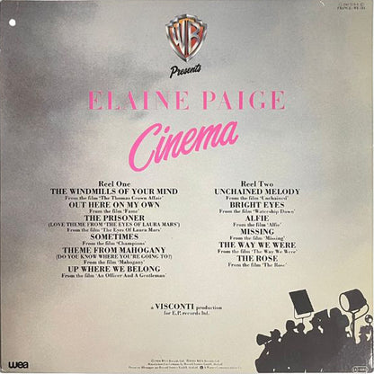 Elaine Paige - Cinema - LP (Used Vinyl)