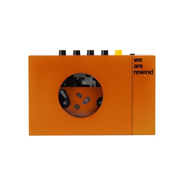 We Are Rewind - Portable Bluetooth Cassette Player (Serge Orange)