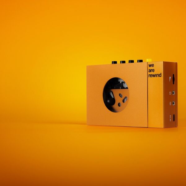 We Are Rewind - Portable Bluetooth Cassette Player (Serge Orange)
