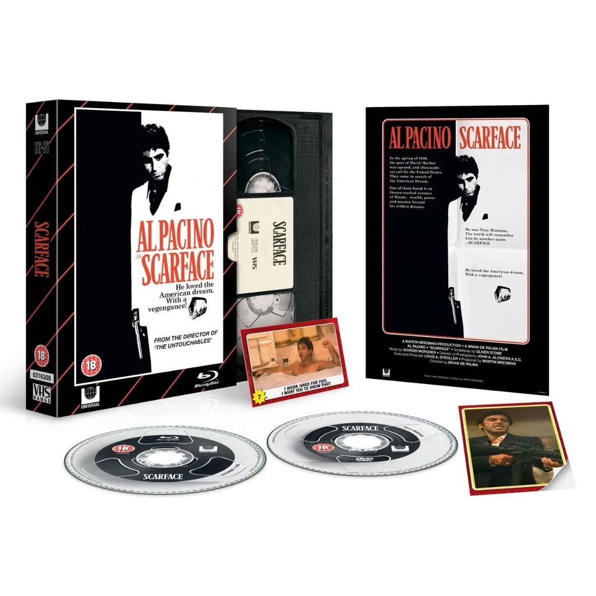 Scarface - Limited Edition VHS Collection DVD + Blu-ray. Now available online in uae