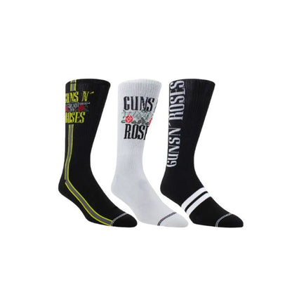 Guns N' Roses - Guns N' Roses Socks 3 Pack In Guitar Tin (One Size)