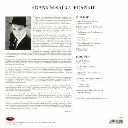Frank Sinatra - Frankie (Limited Edition Clear Vinyl) - LP