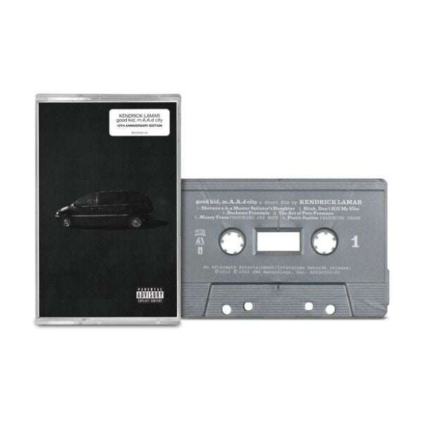 Kendrick Lamar - good kid, m.A.A.d city (10th Anniversary Edition) [Black Cassette] - K7