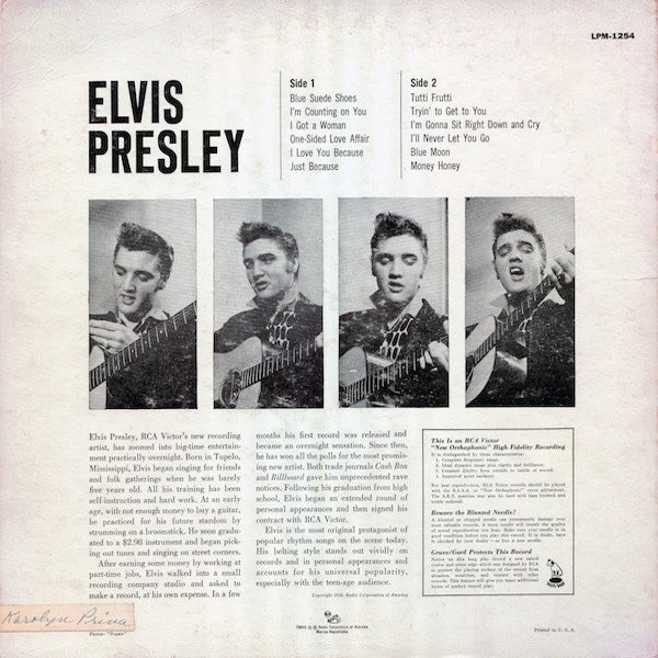 Elvis Presley - Elvis Presley - LP - (Used Vinyl)