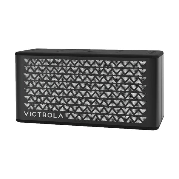 Victrola Music Edition 2 Tabletop Bluetooth Speaker and Wireless Charger (Black)